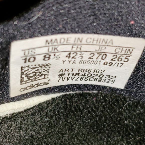 Adidas Ultraboost X Core Running Sneakers BB6162 Black Carbon Women's Size 10 - Picture 10 of 10